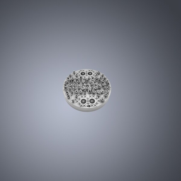 图二:由通快TruPrint设备打印的个性化牙基台 图二:由通快TruPrint设备打印的个性化牙基台