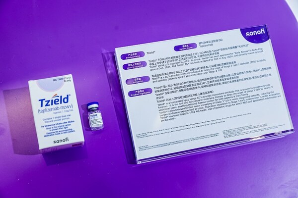 全球首个且唯一用于延缓1型糖尿病发病的创新药Tzield（替利珠单抗注射液（拟））