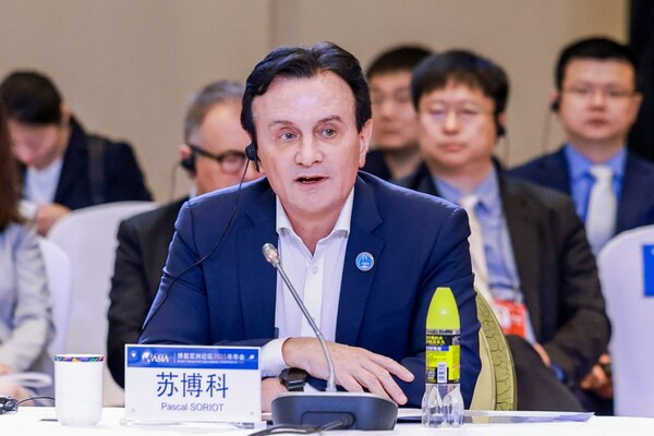 阿斯利康全球首席执行官苏博科在博鳌亚洲论坛发言