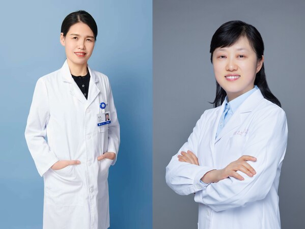 （左为浙江大学医学院附属第二医院消化内科主任医师陈焰， 右为重庆大学附属人民医院消化内科主任医师郭红）