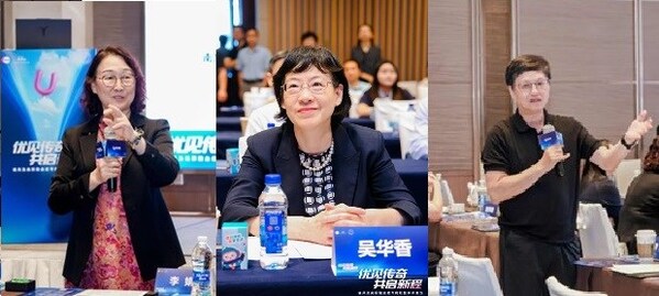 左起：李娟、吴华香、詹锋