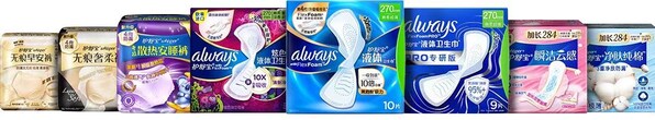 图二：护舒宝产品家族