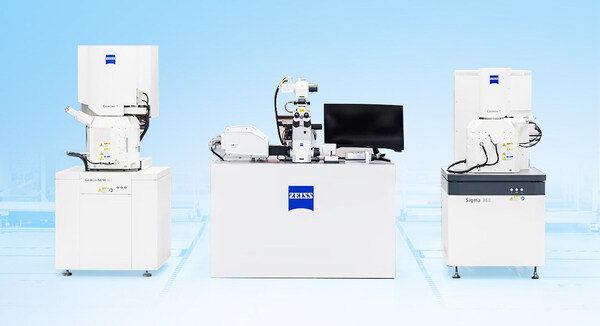 三款本土制造高端显微镜,从左至右分别是:蔡司场发射扫描电镜GeminiSEM 360、蔡司激光共聚焦显微镜 LSM 910、蔡司场发射扫描电镜 Sigma 360 三款本土制造高端显微镜,从左至右分别是:蔡司场发射扫描电镜GeminiSEM 360、蔡司激光共聚焦显微镜 LSM 910、蔡司场发射扫描电镜 Sigma 360