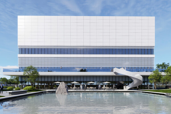 罗氏制药新建生物制药生产基地模拟图