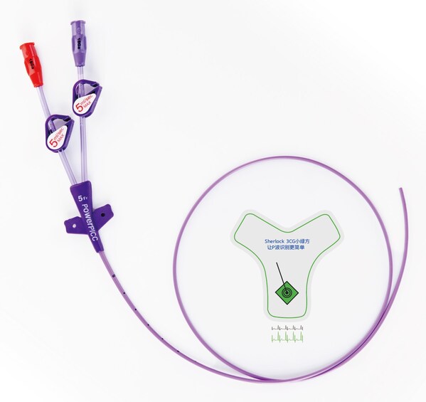 可追踪及定位的经外周穿刺中心静脉导管 可追踪及定位的经外周穿刺中心静脉导管