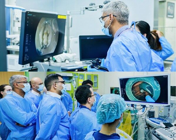 国产内镜模拟训练及手术演示环节