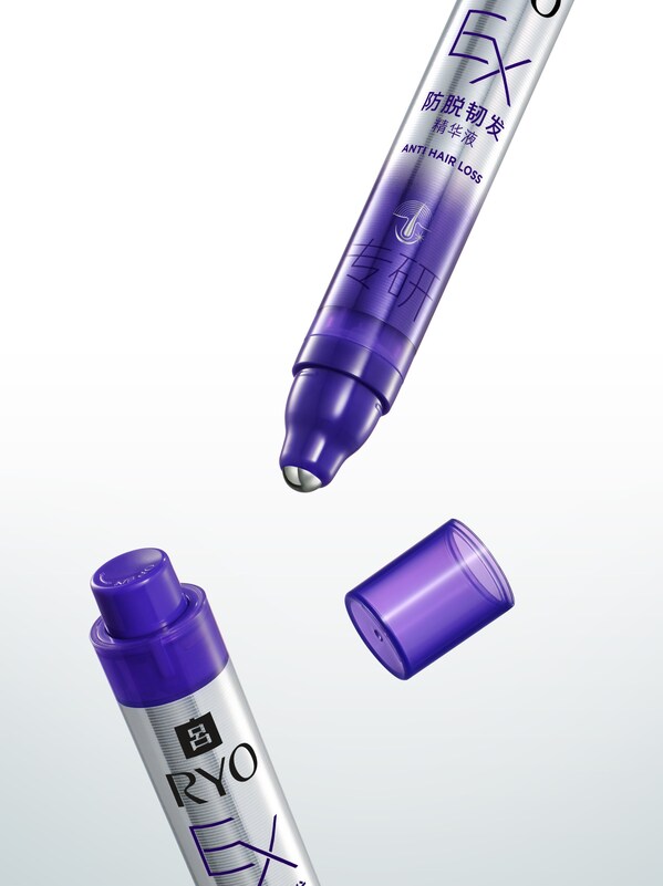 吕滋养韧发防脱护理精华液按摩珠设计