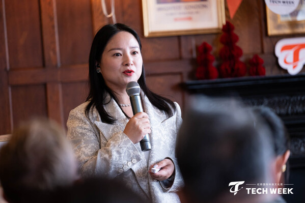 ▲ Informa Markets亚洲区副总裁龚康康女士在伦敦发布活动上致辞 ▲ Informa Markets亚洲区副总裁龚康康女士在伦敦发布活动上致辞