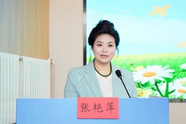 中国医药卫生事业发展基金会副秘书长张艳萍发表致辞